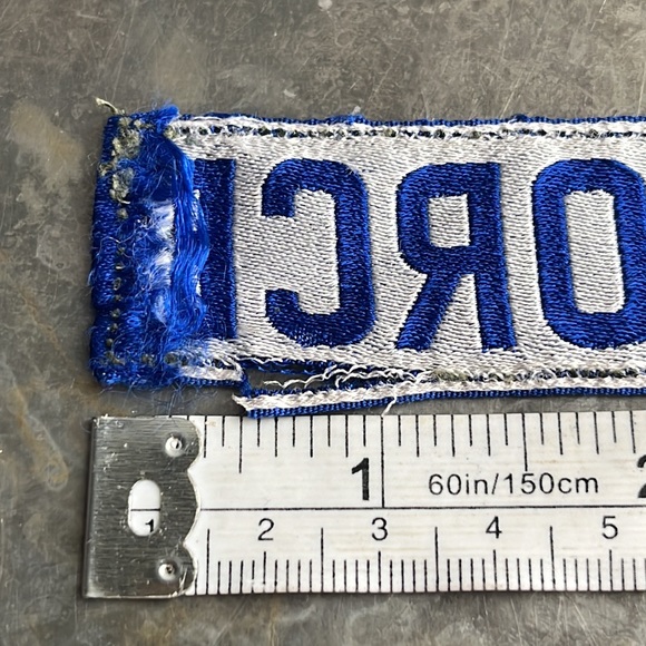 U.S. AIR FORCE blue tape patch, vintage - Picture 10 of 11